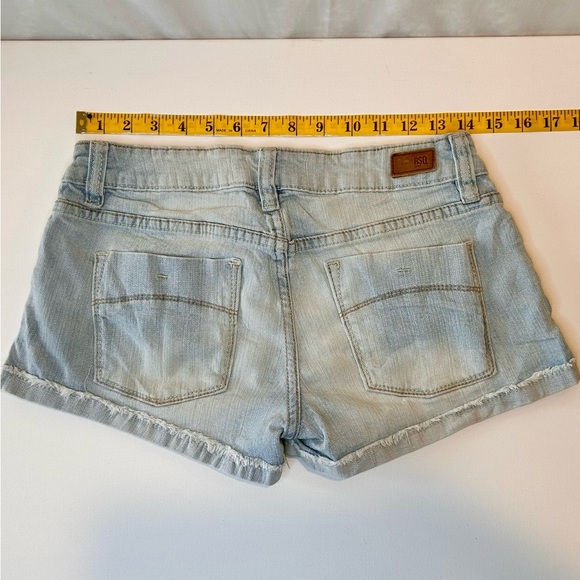 Final Price Y2K Light Denim Booty Shorts size 5 Malibu - Picture 5 of 5